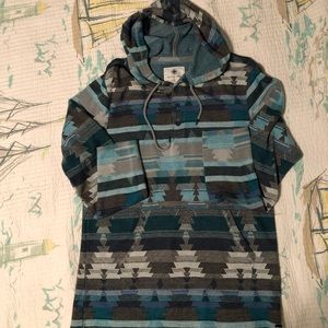 Aztec Print Hoodie